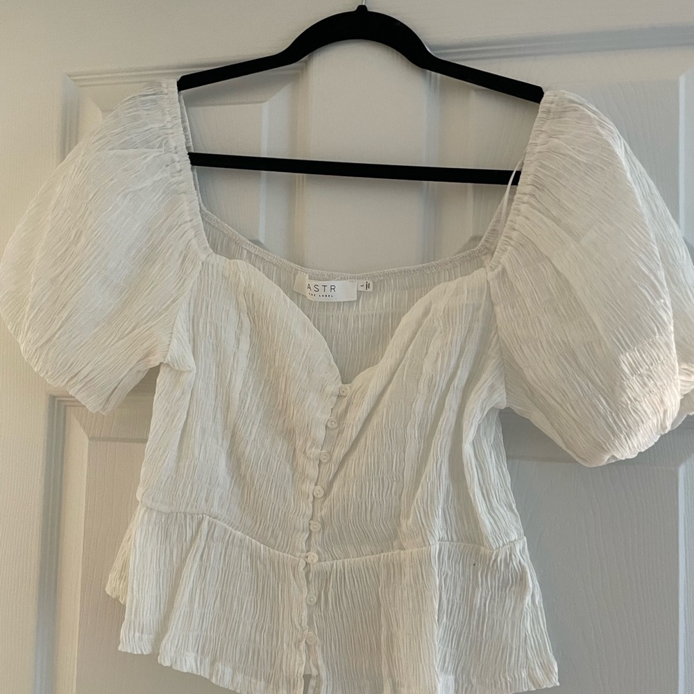 astr white top